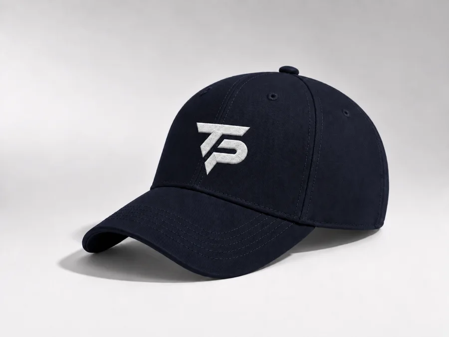 Finished navy cap with embroidered Nord IL crest.