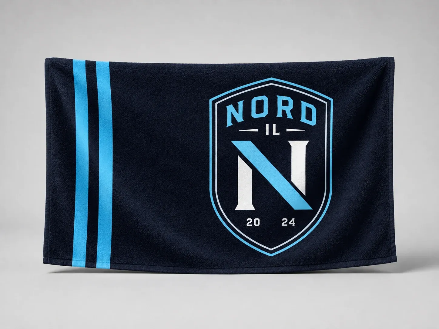 Nord IL-håndkle utbrettet i full bredde