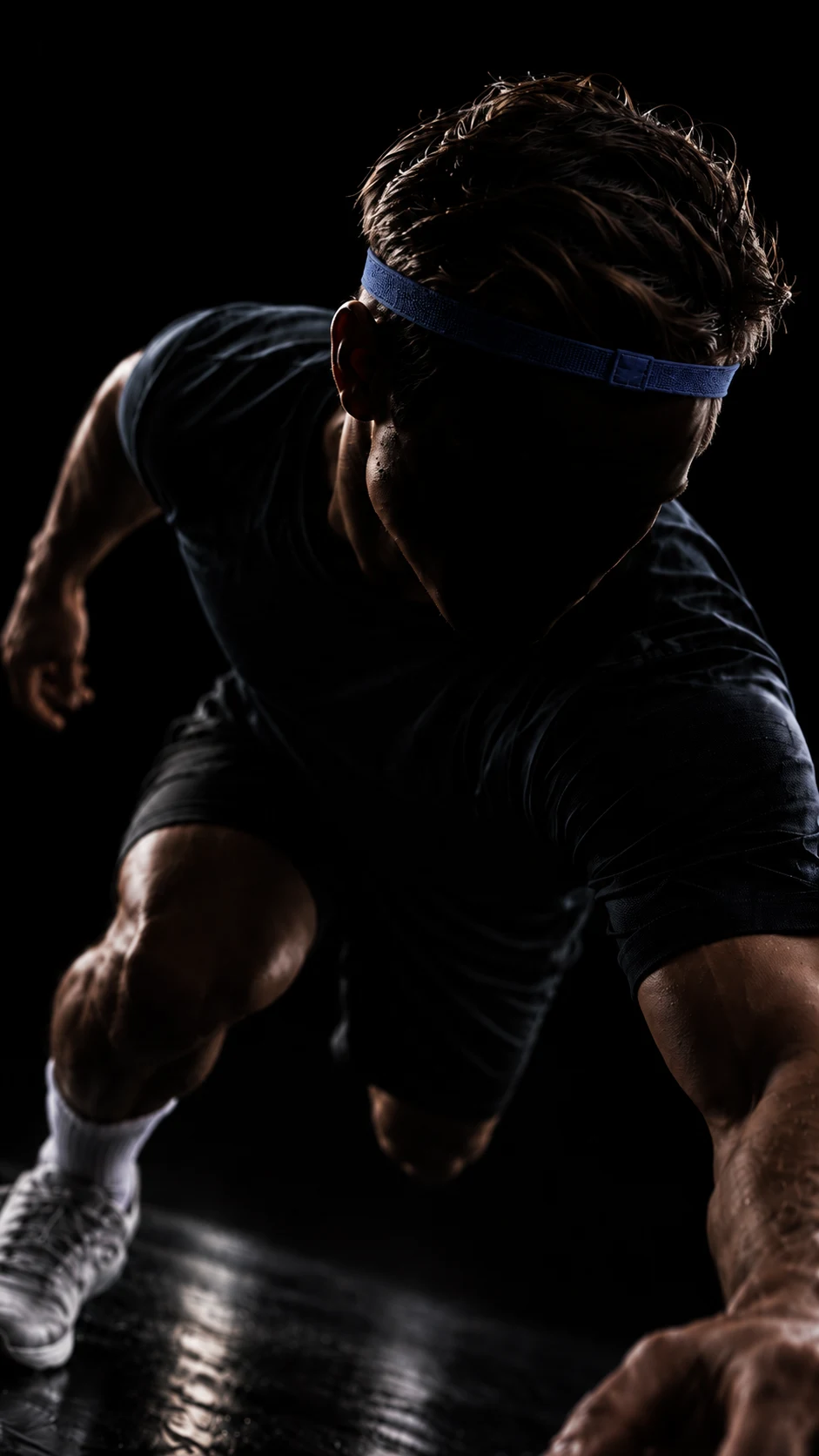 Athlete in motion with a Nord IL headband